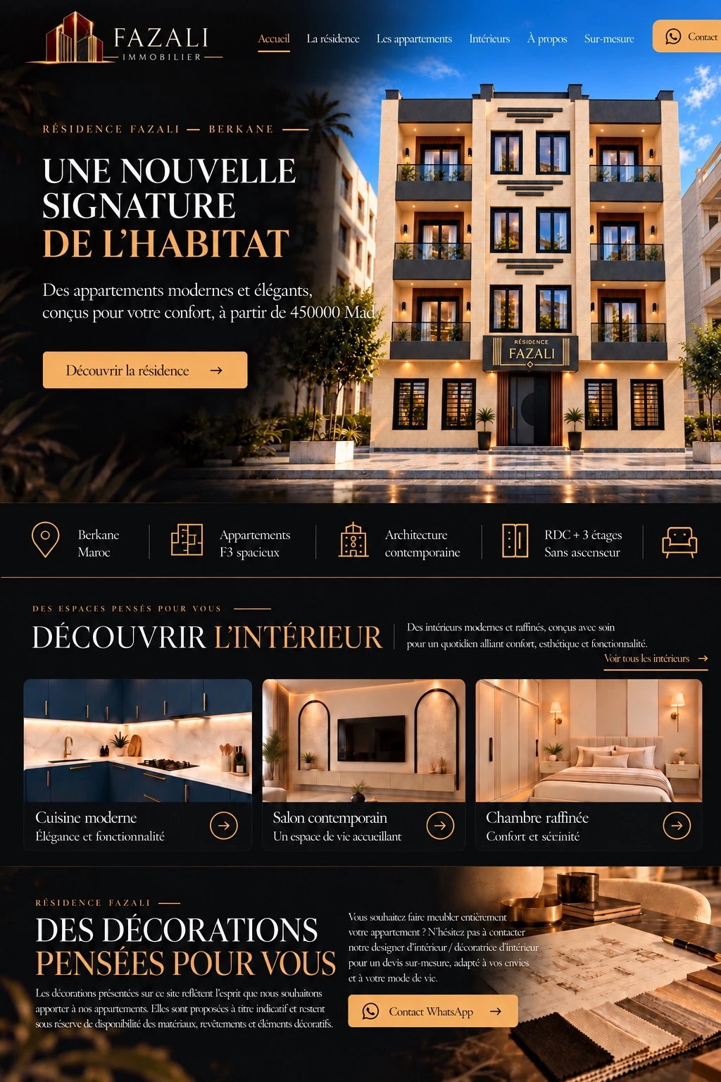 FAZALI Immobilier — accueil, fr