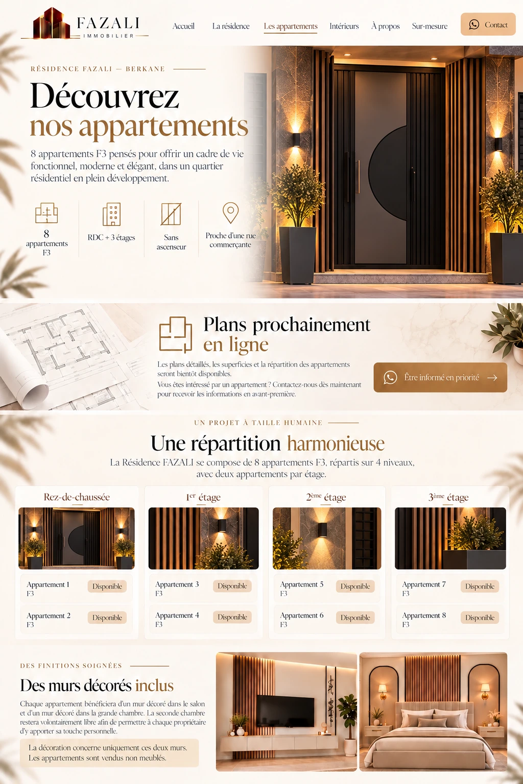 FAZALI Immobilier — appartements, fr